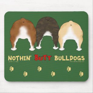 Ingenting knuffar bulldoggar musmatta