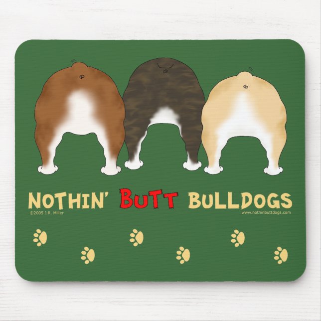 Ingenting knuffar bulldoggar musmatta (Framsidan)