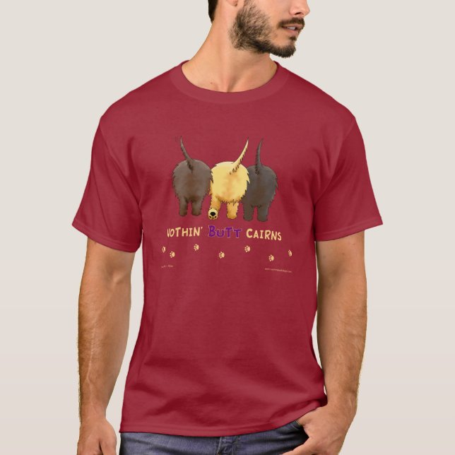 Ingenting knuffar Carins Tee Shirt (Framsida)