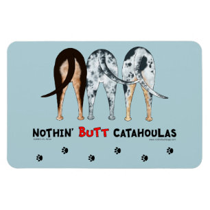 Ingenting knuffar Catahoulas Magnet
