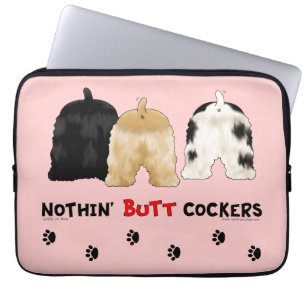 Ingenting knuffar cockerspaniels laptop sleeve
