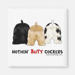 Ingenting knuffar cockerspaniels magnet
