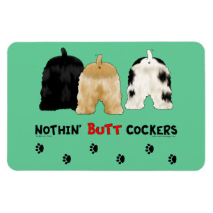 Ingenting knuffar cockerspaniels magnet