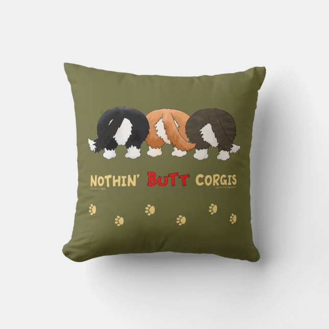 Ingenting knuffar Corgis Kudde (Framsida)
