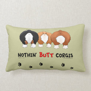 Ingenting knuffar Corgis Lumbarkudde