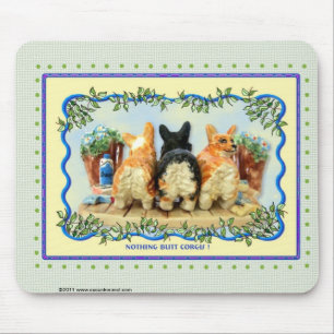 Ingenting knuffar Corgis Mousepad Musmatta
