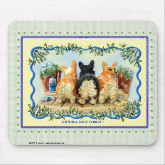 Ingenting knuffar Corgis Mousepad Musmatta