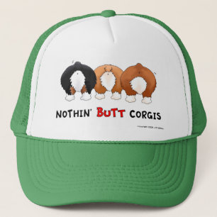 Ingenting knuffar Corgis Truckerkeps