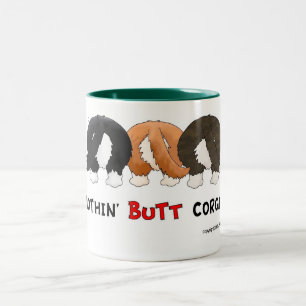 Ingenting knuffar Corgismuggen Två-Tonad Mugg