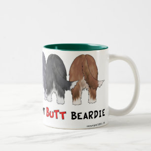 Ingenting knuffar den Beardies muggen Två-Tonad Mugg