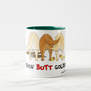 Ingenting knuffar den Goldens muggen Två-Tonad Mugg