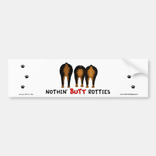 Ingenting knuffar den Rotties bildekalet Bildekal