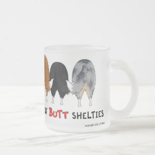 Ingenting knuffar den Shelties muggen Frostad Glasmugg