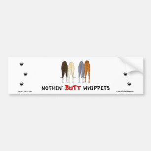 Ingenting knuffar den Whippets bildekalet Bildekal