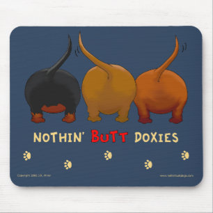 Ingenting knuffar Doxies Mousepad Musmatta