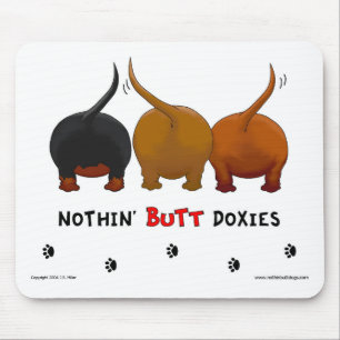 Ingenting knuffar Doxies Mousepad Musmatta