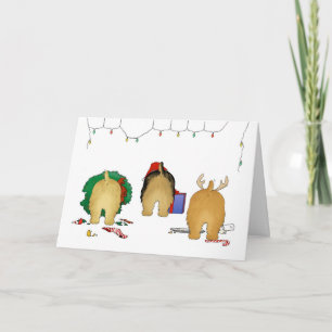 Ingenting knuffar en Norfolk jul Helgkort