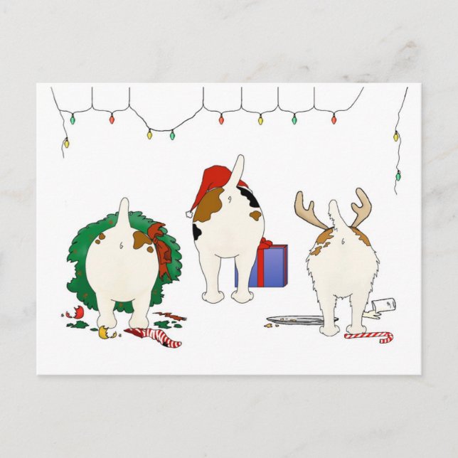 Ingenting knuffar jul för en jack helg vykort (Framsida)