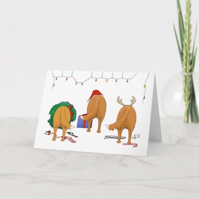 Ingenting knuffar jul för en Toller Helgkort (Framsida)