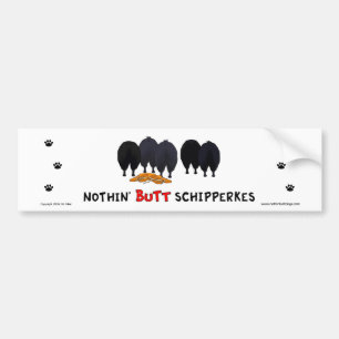Ingenting knuffar Schipperkesbildekalet Bildekal