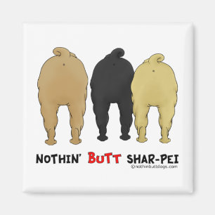 Ingenting knuffar Shar-Pei Magnet
