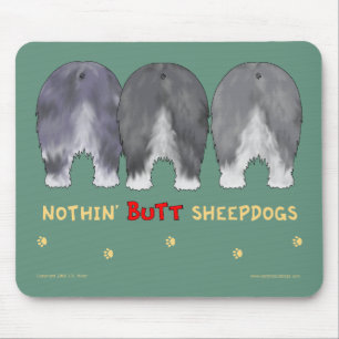 Ingenting knuffar Sheepdogs Mousepad Musmatta