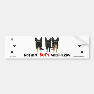 Ingenting knuffar shepherds bildekal