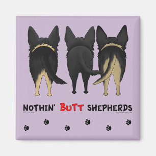 Ingenting knuffar shepherds magnet