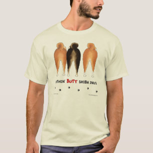 Ingenting knuffar Shiba Inus den ljusa skjortan Tee Shirt