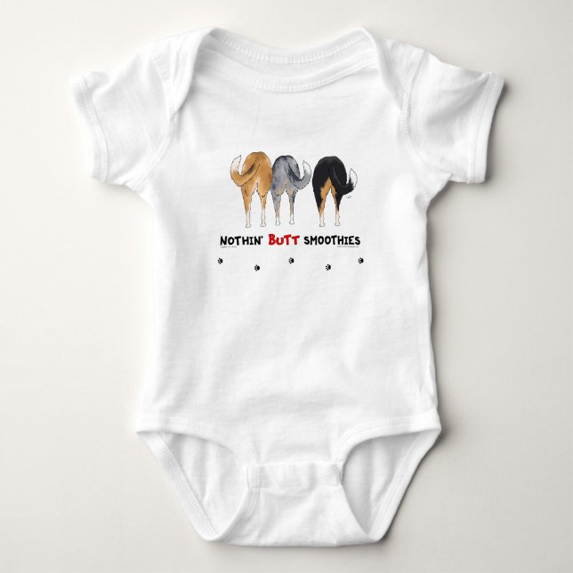 Ingenting knuffar Smoothies T-shirt (Framsida)