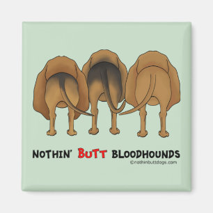 Ingenting knuffar spårhundar magnet