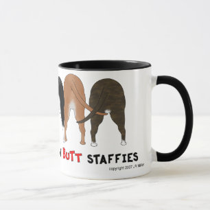 Ingenting knuffar Staffies Mugg