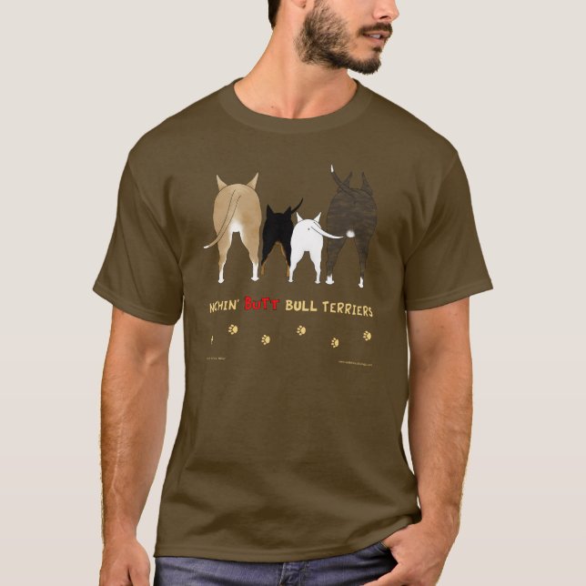 Ingenting knuffar tjurTerriersT-tröja T-shirt (Framsida)