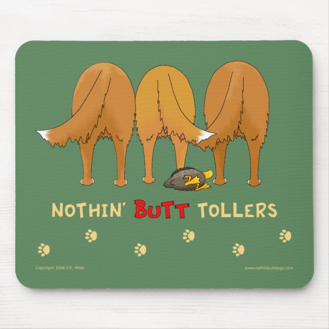 Ingenting knuffar Tollers Mousepad Musmatta (Framsidan)