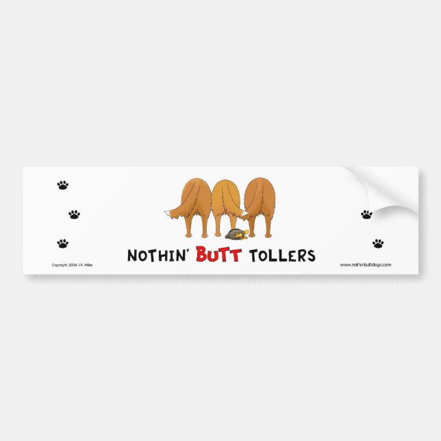 Ingenting knuffar Tollersbildekalet Bildekal (Framsidan)
