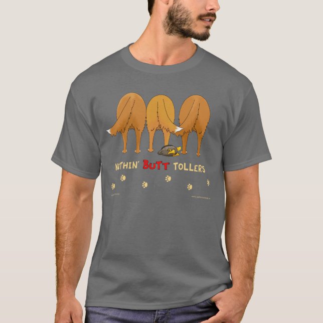 Ingenting knuffar Tollersmörkskjortan Tee Shirt (Framsida)