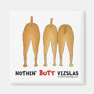 Ingenting knuffar Vizslas Magnet