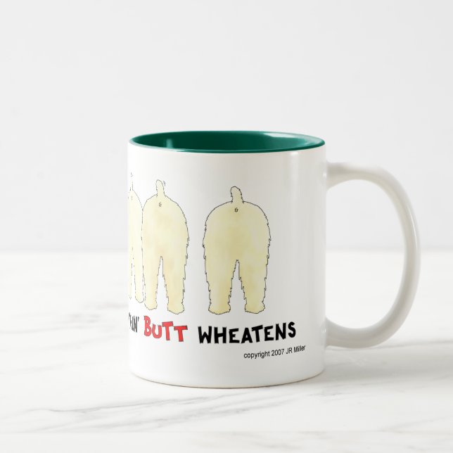 Ingenting knuffar Wheatens Två-Tonad Mugg (Höger)
