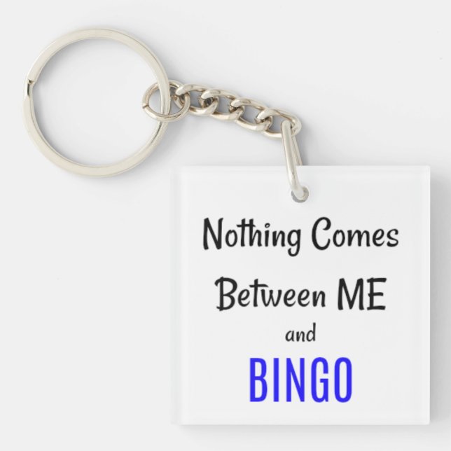 "Ingenting kommer mellan mig och BINGO" (Framsidan)