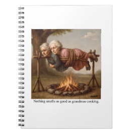 Ingenting luktar så gott som farmors matlagning. anteckningsbok