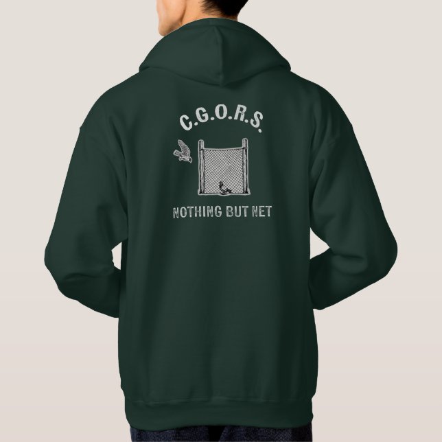 Ingenting Men Nät-Hoodie Hoodie (Baksida)
