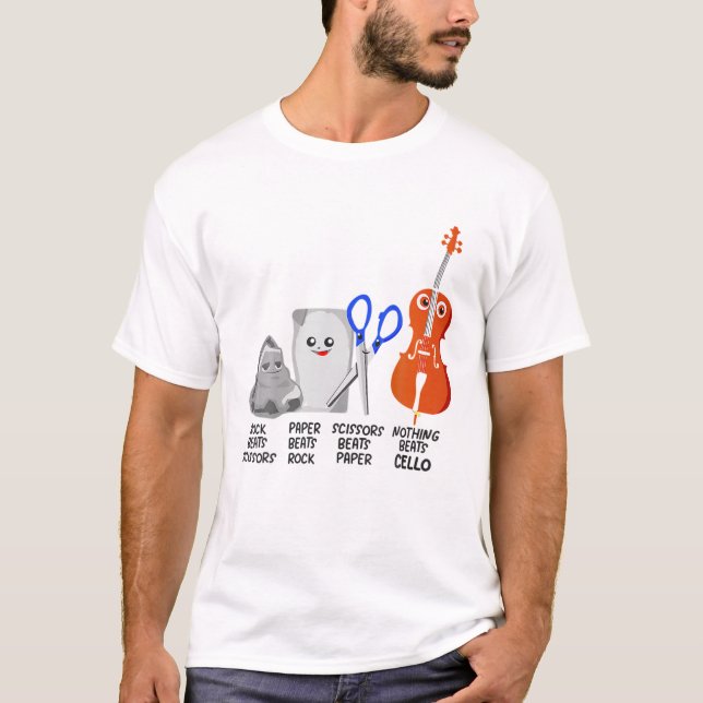 Ingenting mer än Cello Cellist Marching Band Music T Shirt (Framsida)