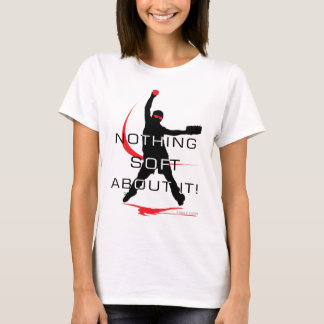 Ingenting mjuk röd softballT-tröja T Shirt