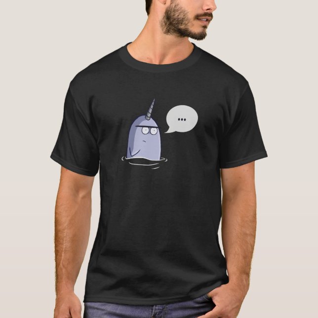 Ingenting Narwhal Tee Shirt (Framsida)
