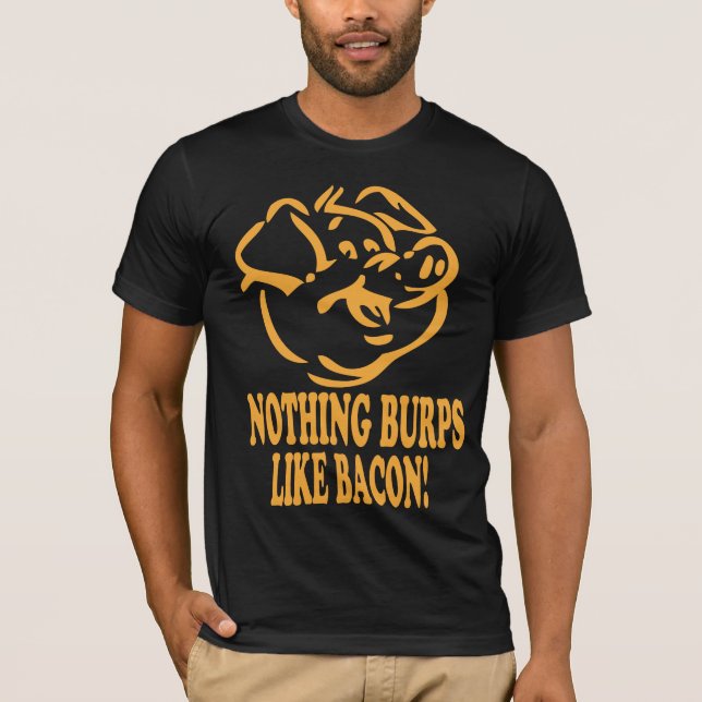 INGENTING RAPAR LIKA BACONutslagsplatsT-tröja Tee Shirt (Framsida)