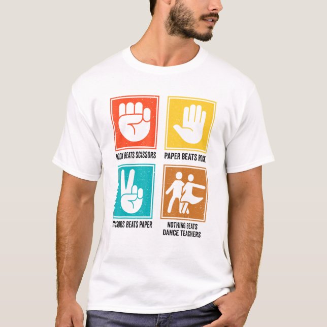 Ingenting slår Dance Teacher Choreographer Instruk T Shirt (Framsida)