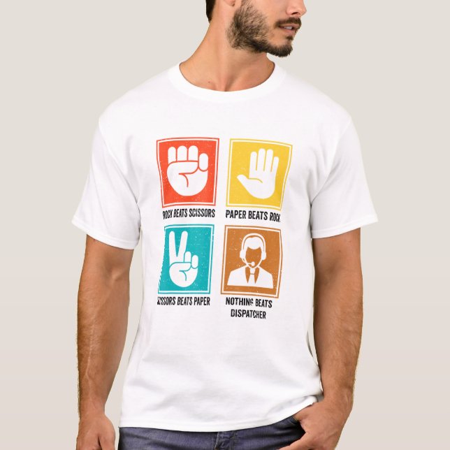 Ingenting slår Dispatcher Trainmaster Yardmaster S T Shirt (Framsida)