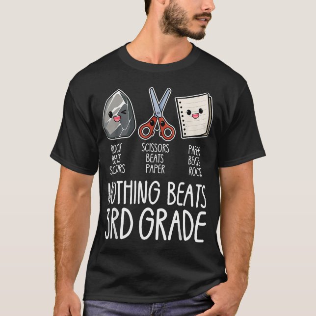 Ingenting Slår Rolig 3:E Klass T-Shirt Till Skolan (Framsida)