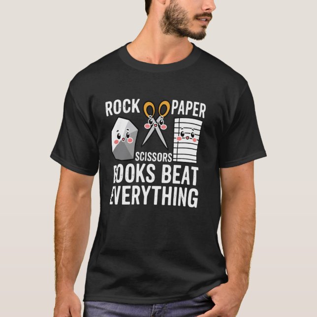 Ingenting Slår Sten Sax Påse T Shirt (Framsida)
