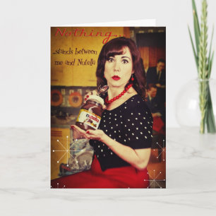 Ingenting… stativ mellan mig och Nutella Kort